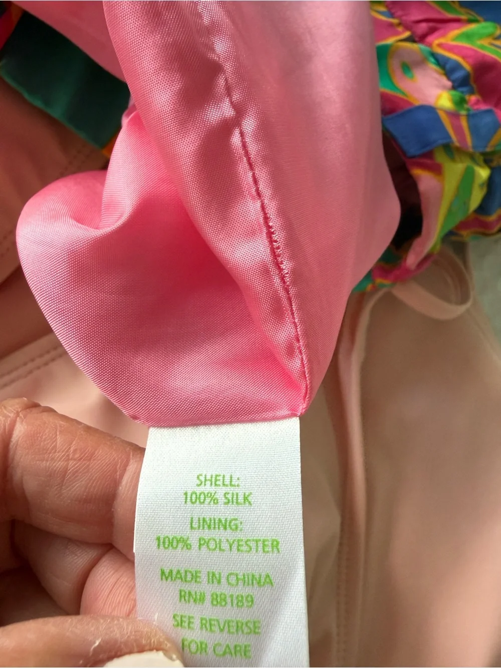Lilly Pulitzer fully lined